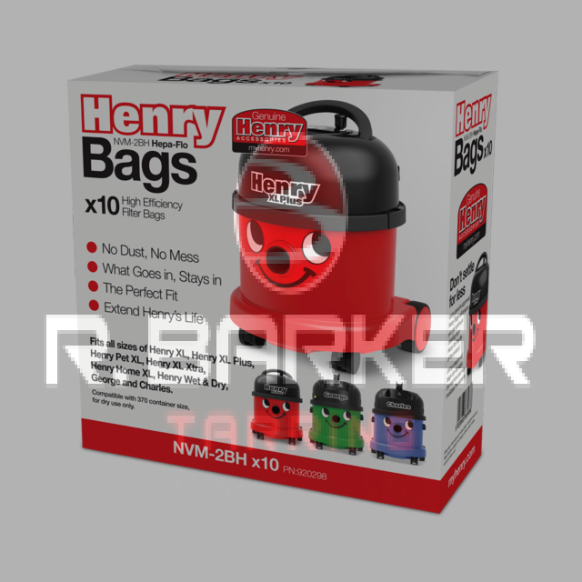 Numatic 920298 Henry XL HepaFlo Filter Bags Pack of 10